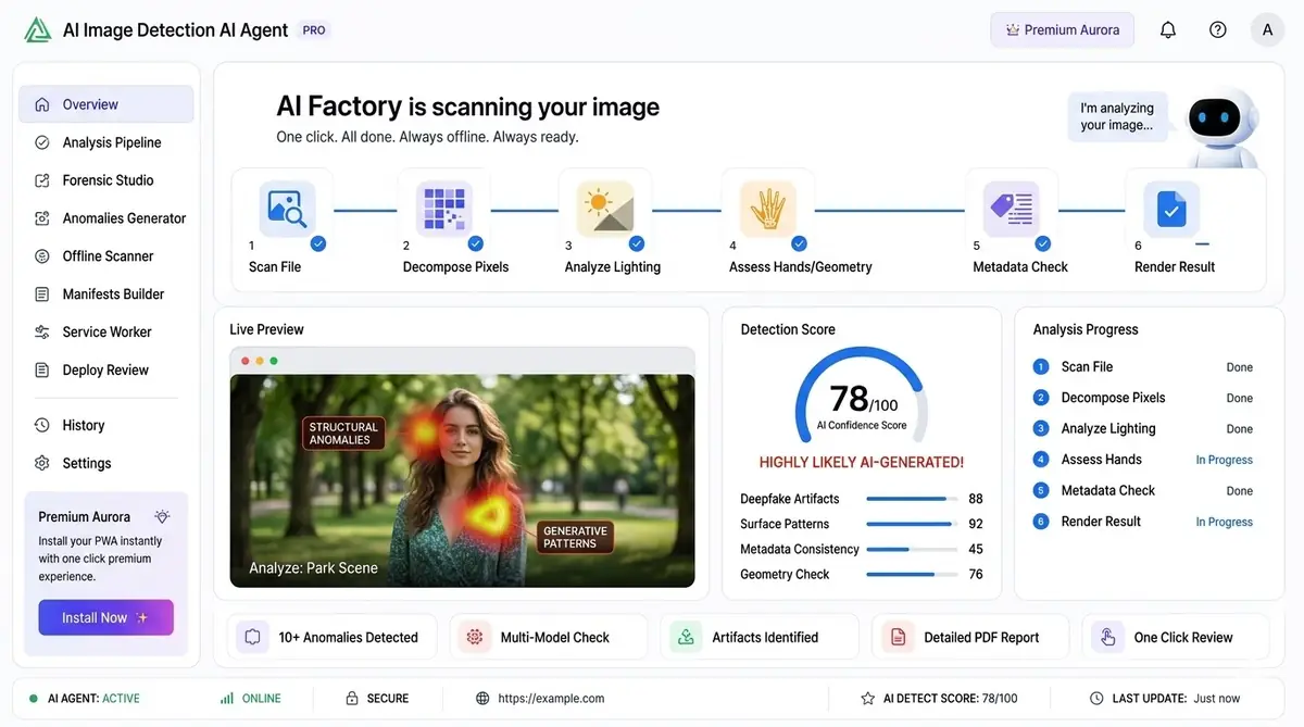 AI loot discovery dashboard — example of the AI tool dashboard software